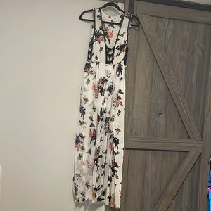 Free people one moonlight floral garden maxi dress xsmall